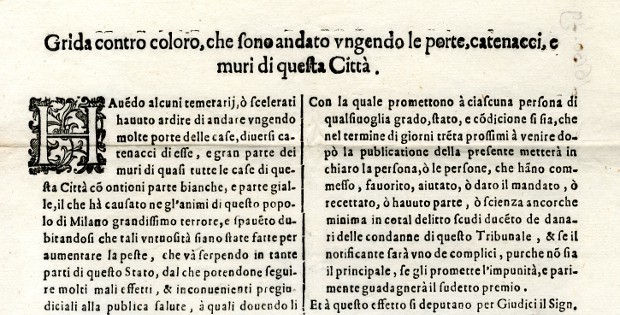 L'Archivio storico racconta - La peste dei Promessi Sposi a Pavia